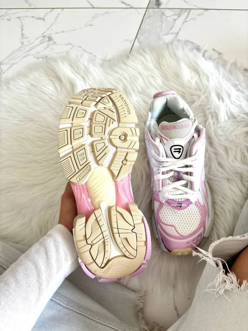 Кросівки Balenciaga Runner White/Pink (Люкс якість) | Кроссовки жіночі — фото 4