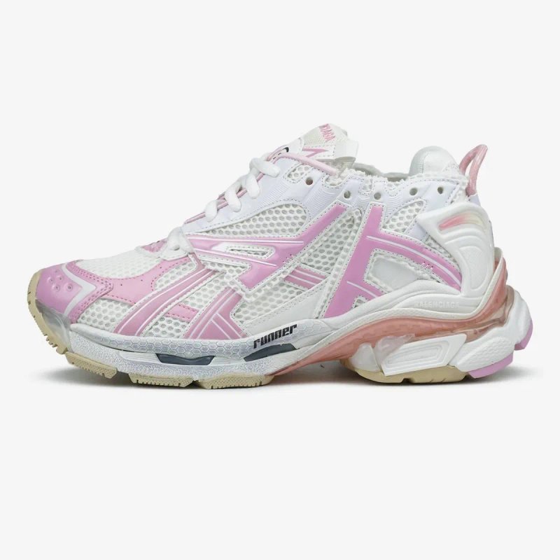 Кросівки Balenciaga Runner White/Pink (Люкс якість) | Кроссовки жіночі — фото 6