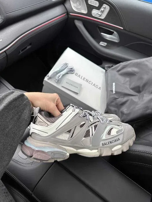 Кросівки Balenciaga Track 3.0 Grey/Grey Premium | Кроссовки жіночі чоловічі — фото 2