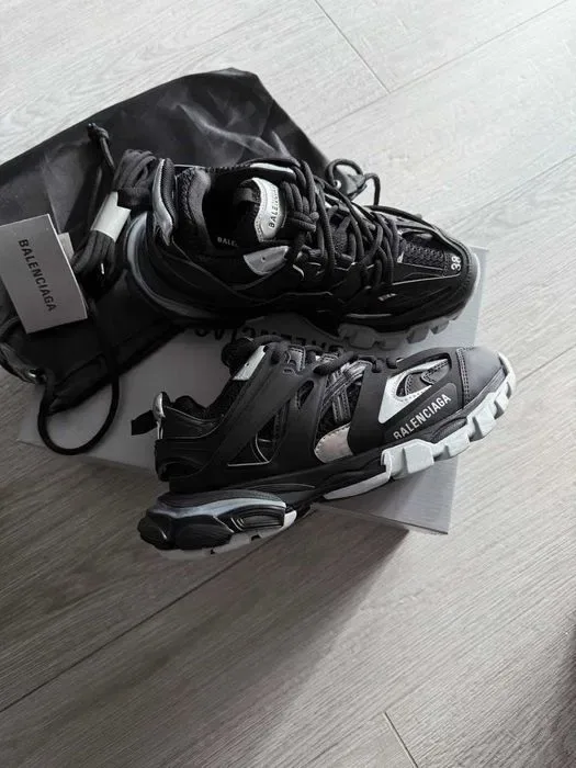 Кросівки Balenciaga Track 3.0 Sneaker in Black/silver premium | Кроссовки чоловічі жіночі — фото 4