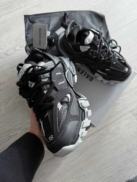 Кросівки Balenciaga Track 3.0 Sneaker in Black/silver premium | Кроссовки чоловічі жіночі — фото 5