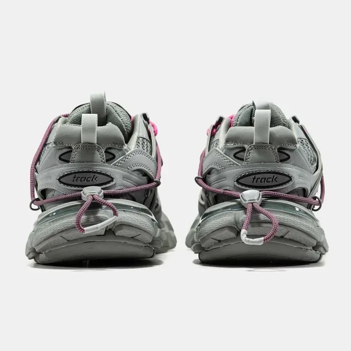 Кросівки Balenciaga Track Trail Laces Grey/Pink (Люкс якість) | Кроссовки жіночі — фото 5