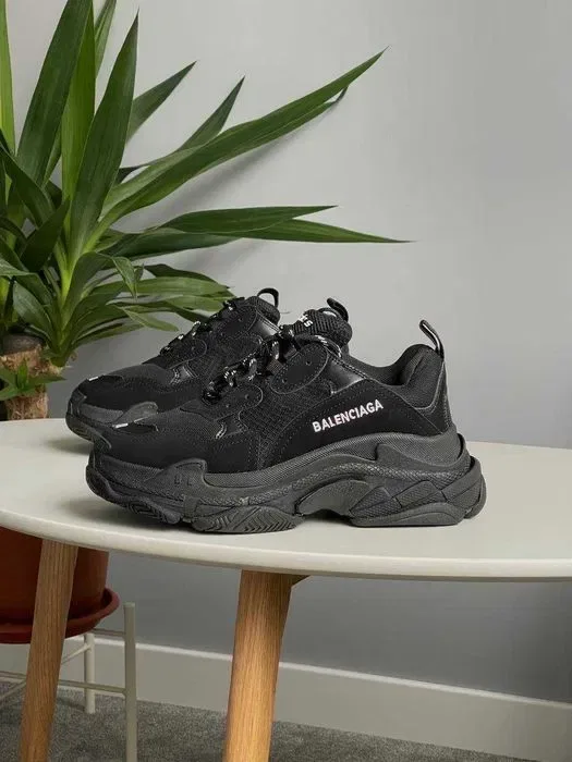 Кросівки Balenciaga Triple S V1 Black/White premium | Кроссовки жіночі чоловічі — фото 5