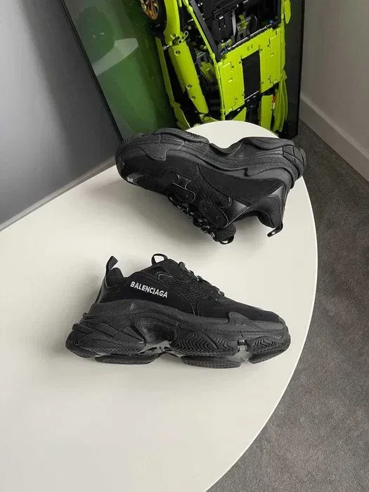 Кросівки Balenciaga Triple S V1 Black/White premium | Кроссовки жіночі чоловічі — фото 6
