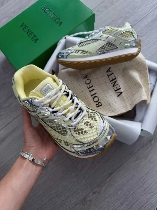 Кросівки Bottega Veneta Orbit Sneaker Mud White premium | Кроссовки жіночі — фото 3