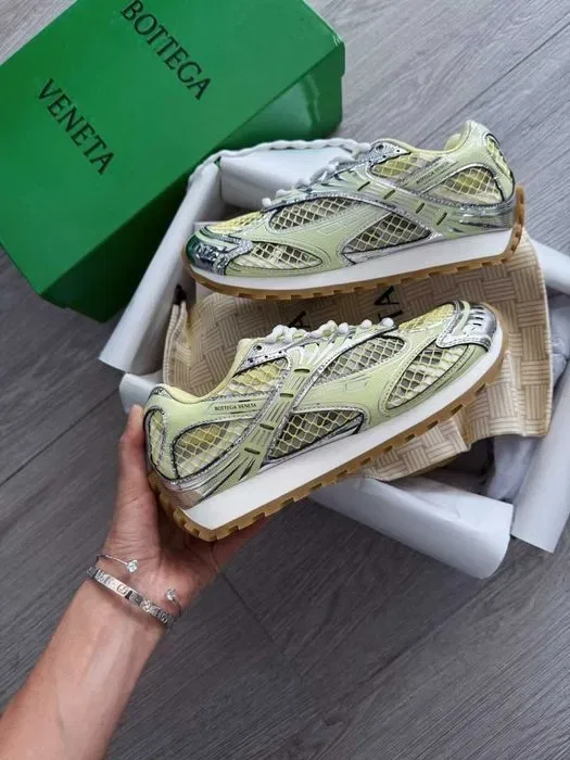 Кросівки Bottega Veneta Orbit Sneaker Mud White premium | Кроссовки жіночі — фото 4