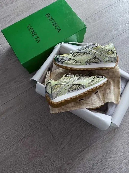 Кросівки Bottega Veneta Orbit Sneaker Mud White premium | Кроссовки жіночі — фото 7