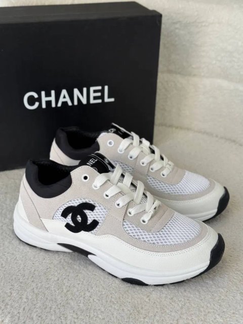 Кросівки Chanel кроссовки Шанель белые
