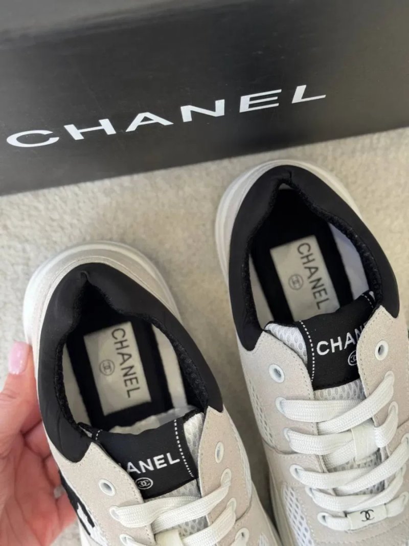 Кросівки Chanel кроссовки Шанель белые — фото 6