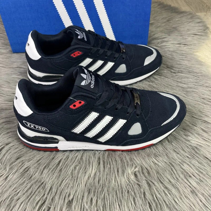 Кросівки чоловічі Adidas ZX 750 сині (41-46) розміри — фото 3