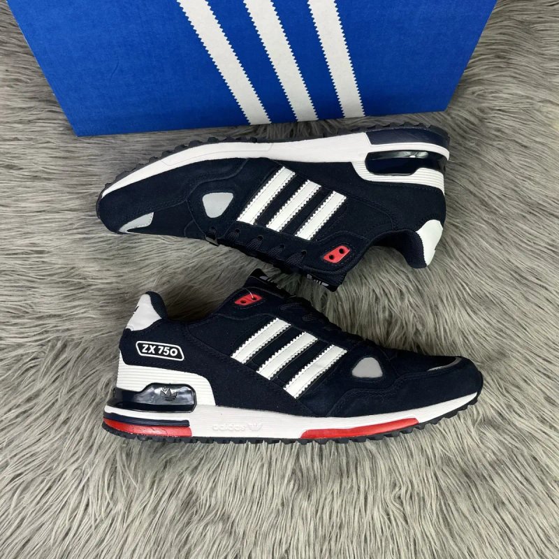 Кросівки чоловічі Adidas ZX 750 сині (41-46) розміри — фото 5