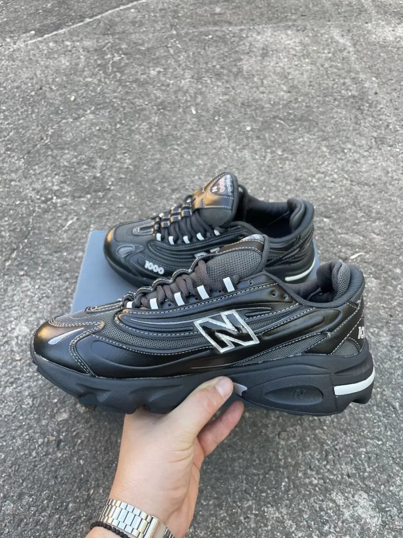 Кросівки чоловічі кроссовки New balance 1000 Black — фото 2