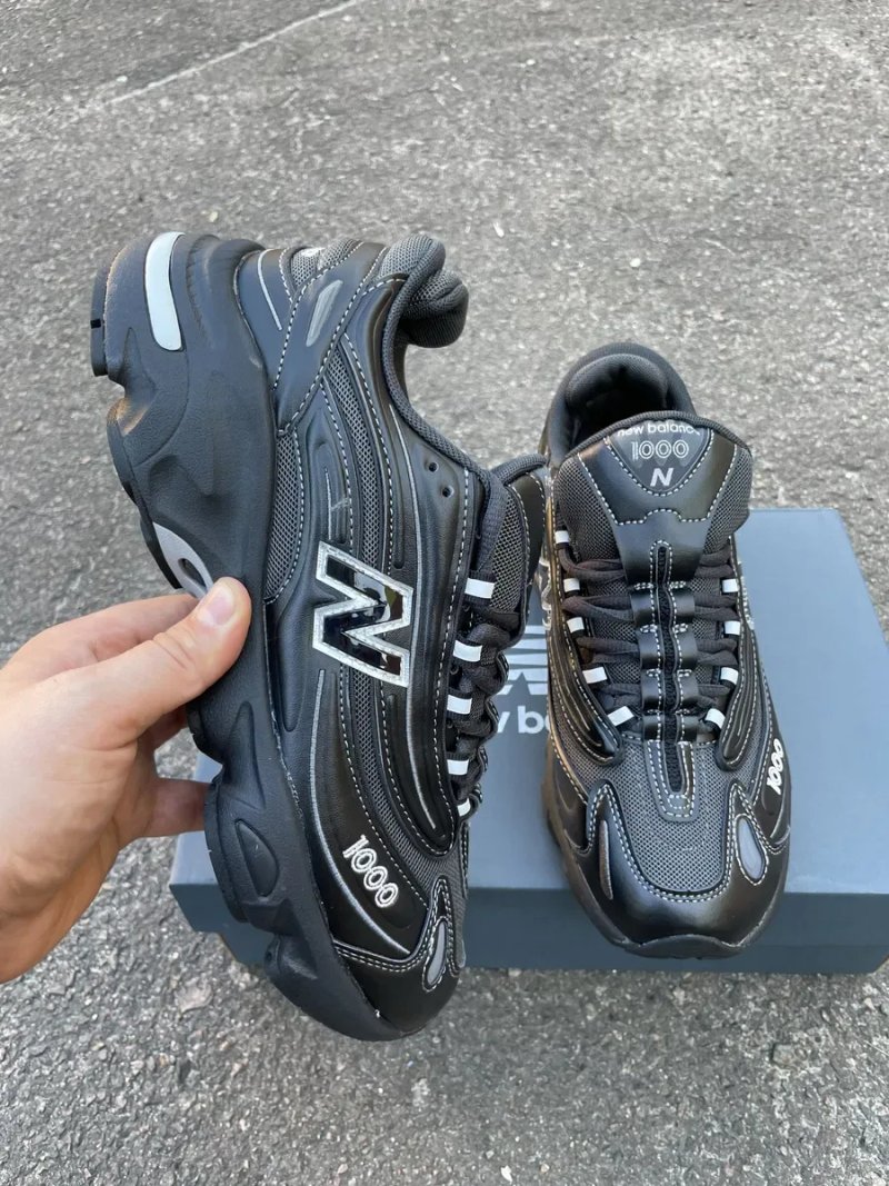 Кросівки чоловічі кроссовки New balance 1000 Black — фото 3