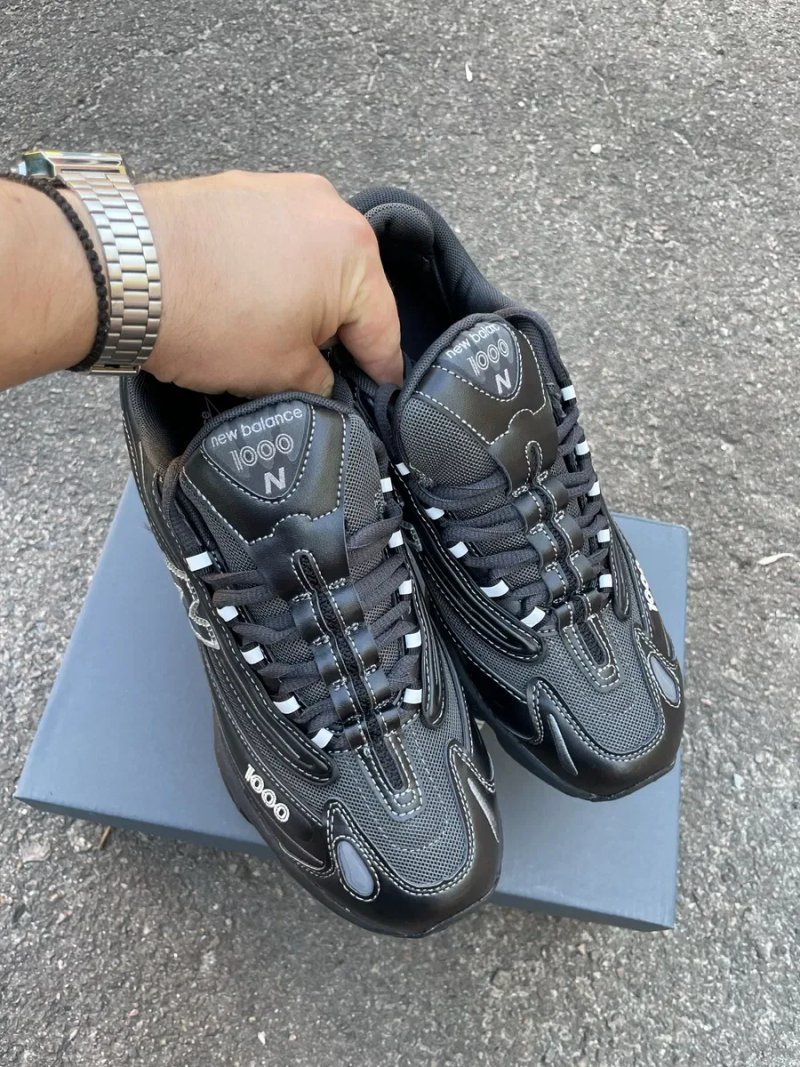 Кросівки чоловічі кроссовки New balance 1000 Black — фото 4