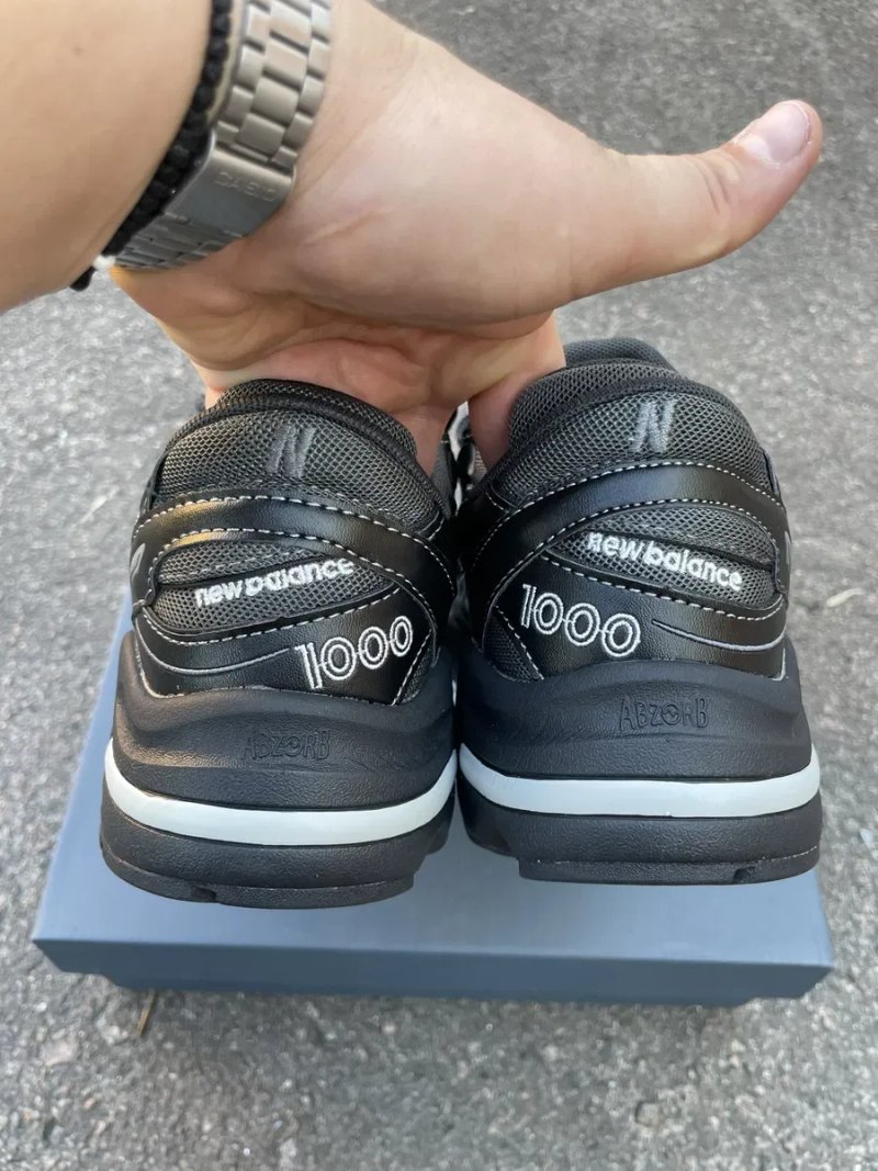 Кросівки чоловічі кроссовки New balance 1000 Black — фото 5