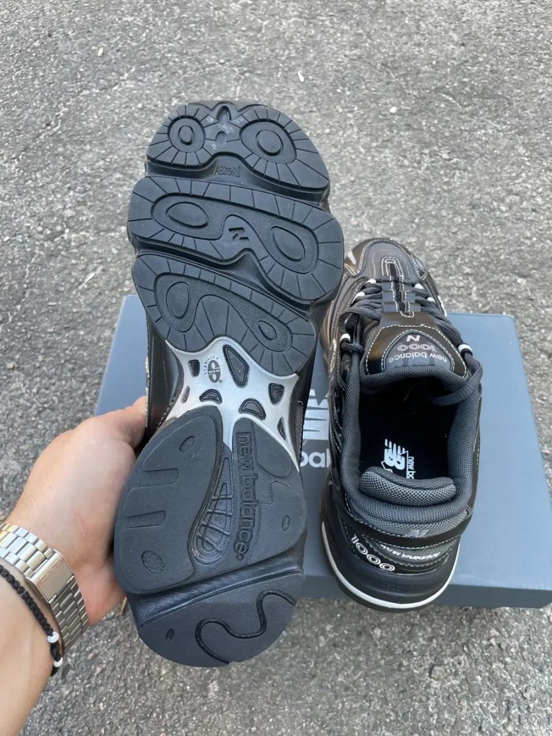 Кросівки чоловічі кроссовки New balance 1000 Black — фото 6
