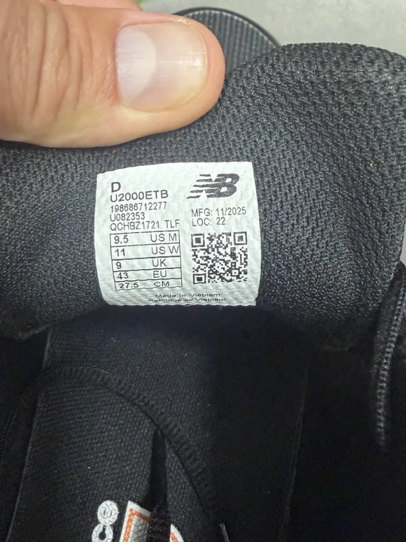 Кросівки чоловічі New Balance 2000 Black U2000ETB — фото 6