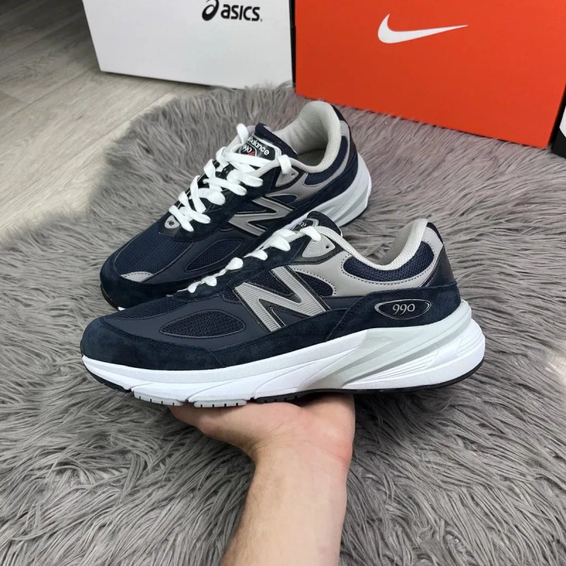 Кросівки чоловічі New Balance 990V6 Blue, розміри (41-45) — фото 6