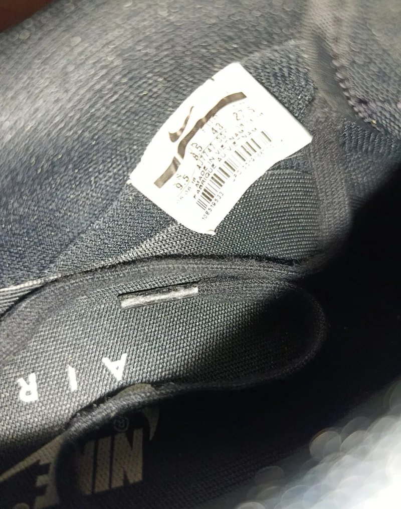 Кросівки чоловічі шкіряні Nike Air Force 1 07LV8 ultra black — фото 8