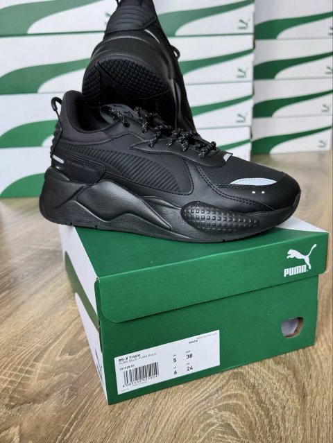 Кросівки чорні Puma RS-X Triple Sneakers 391928_01 Оригінал! 38р