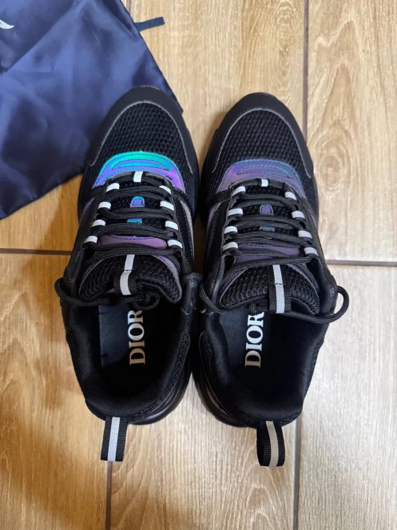 Кросівки Christian Dior B22 / діор 622 крістіан чорні HOBI 39-45 — фото 4