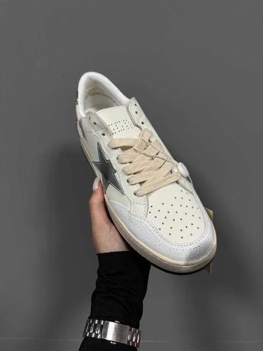 Кросівки Golden Goose GGDB Ballstar Golden Cream (Люкс якість) | Кроссовки жіночі — фото 2