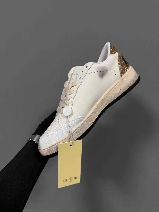 Кросівки Golden Goose GGDB Ballstar Golden Cream (Люкс якість) | Кроссовки жіночі — фото 4