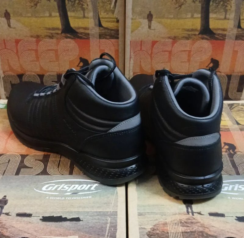 Кросівки Grisport 42813A50 Ergo-flex Nero Avon (італійська гладка шкіра преміальної вичинки). — фото 7