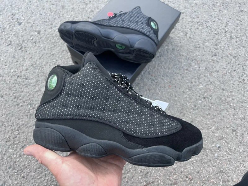 Кросівки Jordan 13 Retrp Black Cat чорні, черные — фото 5
