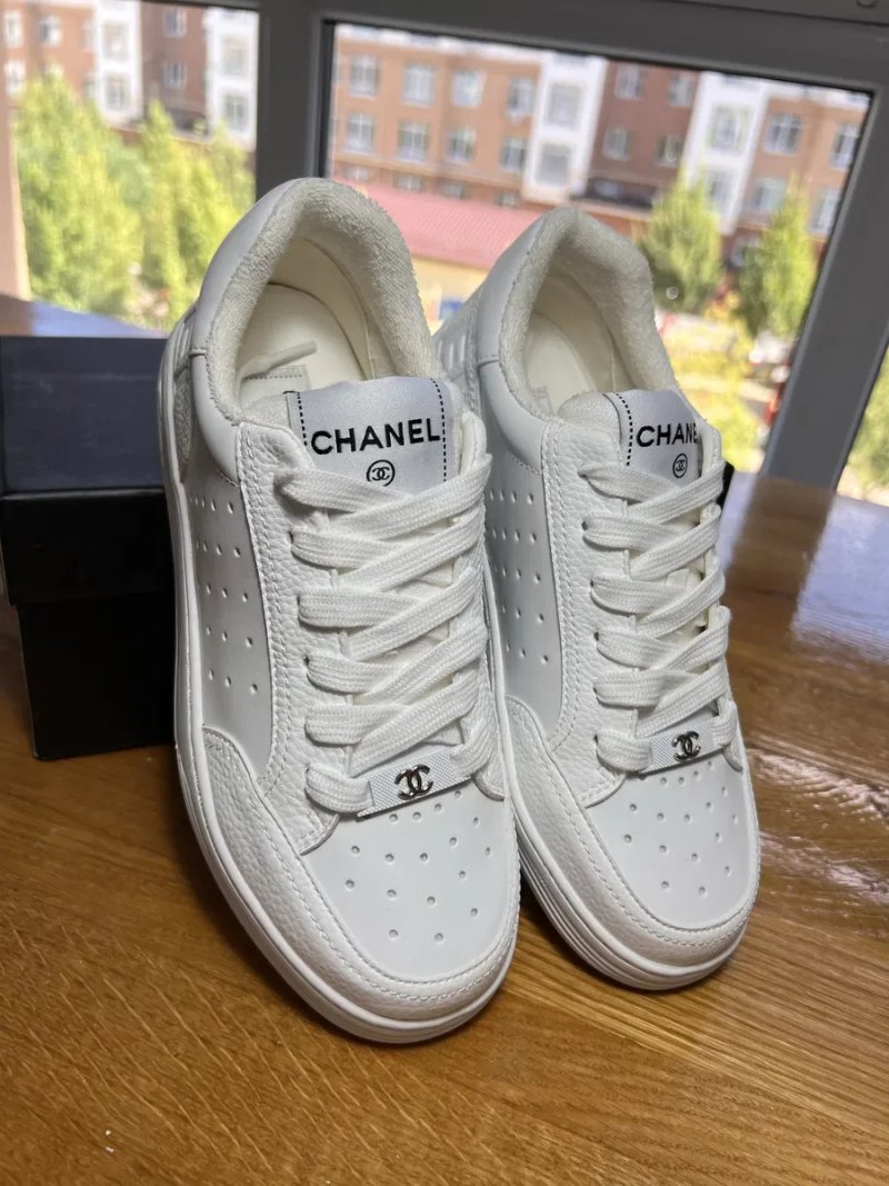 Кросівки/Кеди жіночі Chanel Шанель 36-40 р базові кеди white black shoes  в наявності — фото 2