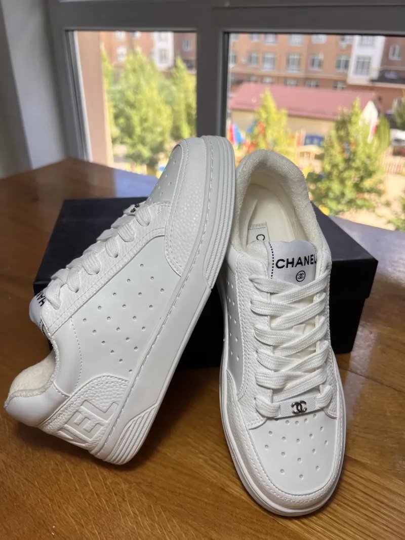 Кросівки/Кеди жіночі Chanel Шанель 36-40 р базові кеди white black shoes  в наявності — фото 3