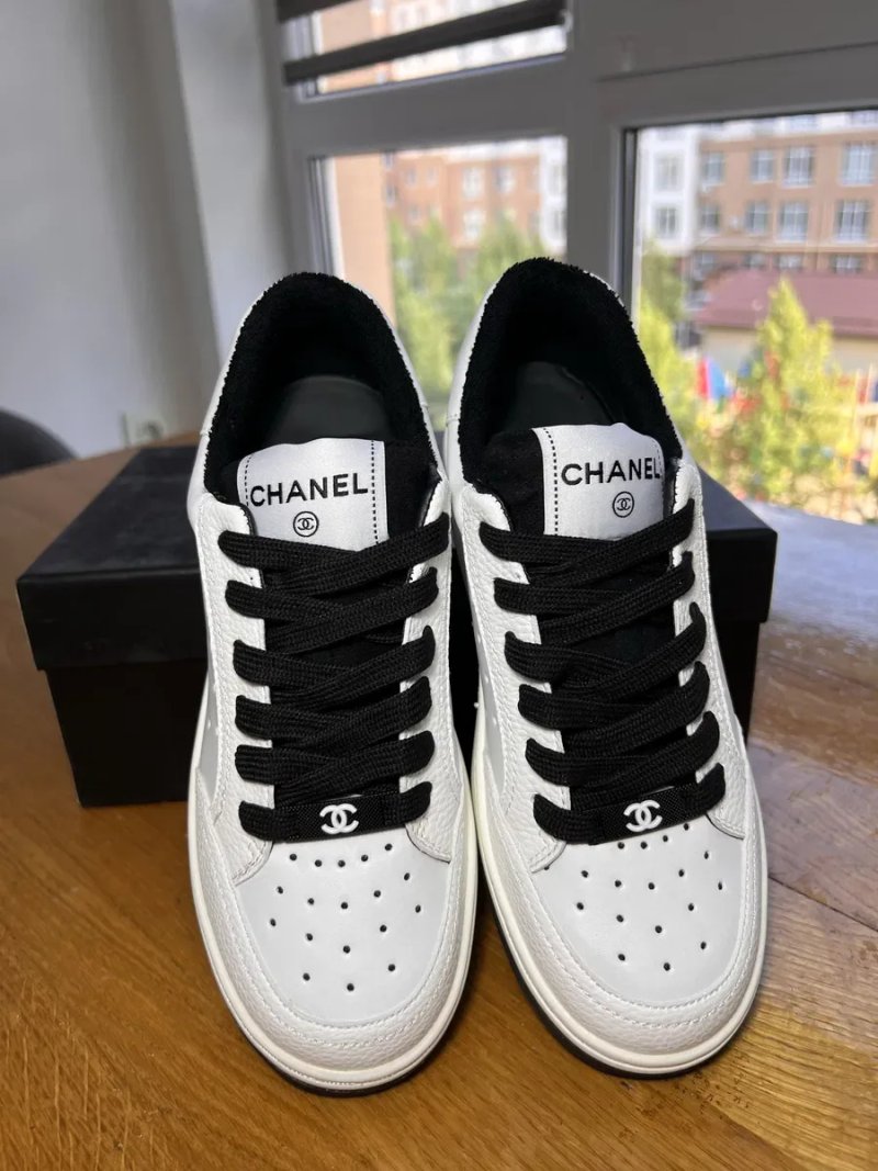 Кросівки/Кеди жіночі Chanel Шанель 36-40 р базові кеди white black shoes  в наявності — фото 6