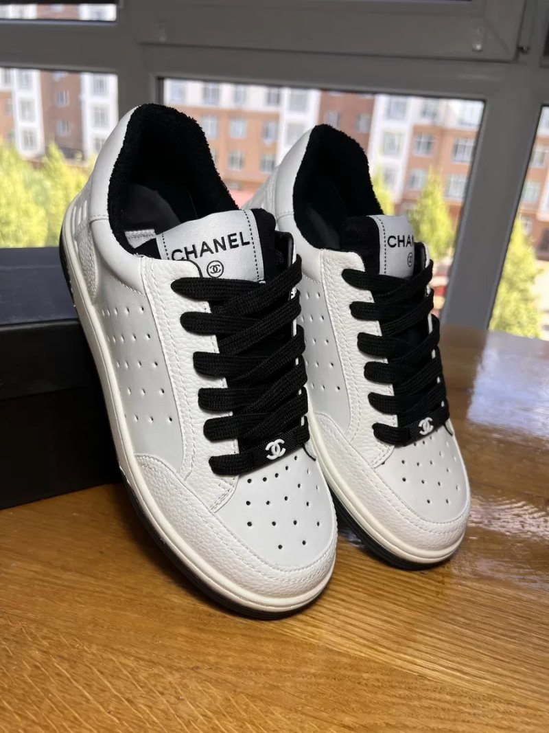 Кросівки/Кеди жіночі Chanel Шанель 36-40 р базові кеди white black shoes  в наявності — фото 7