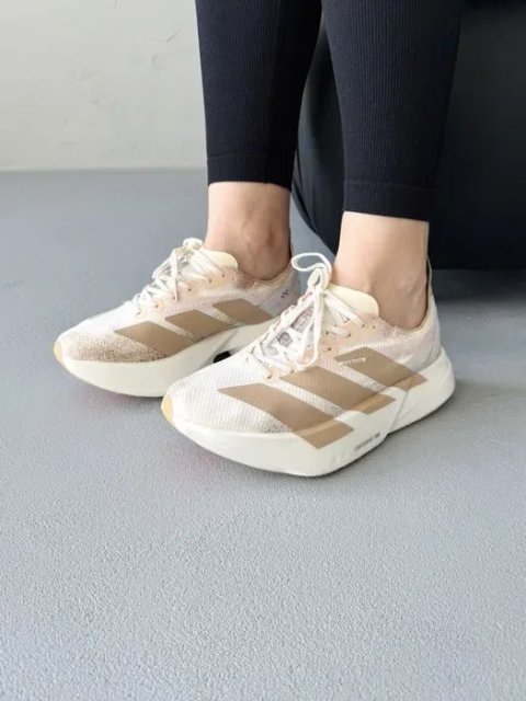 Кросівки Кроссовки Adidas Adizero EVO SL Gold Pink Кросовки повсякденні