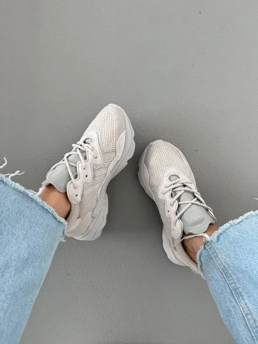 Кросівки Кроссовки Adidas Ozweego Adiprene Beige Бежевый Бежевий Кросовки повсякденні — фото 5