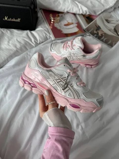Кросівки Кроссовки Asics Gel-Kayano 14 Silver Pink Кросовки демісезон