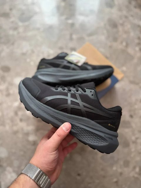 Кросівки Кроссовки Asics Gel-Kayano 30 Gore-Tex Black Чёрный Чорний Кросовки демісезон