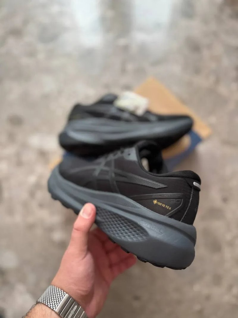 Кросівки Кроссовки Asics Gel-Kayano 30 Gore-Tex Black Чёрный Чорний Кросовки демісезон — фото 2
