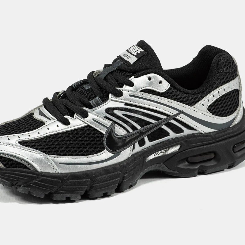Кросівки Кроссовки Nike Air Max Moto 2K Black Silver Чёрный Серебрянный Чорний Срібний Кросовки демісезон — фото 7