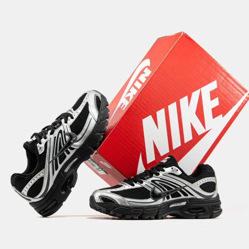 Кросівки Кроссовки Nike Air Max Moto 2K Black Silver Чёрный Серебрянный Чорний Срібний Кросовки демісезон — фото 8