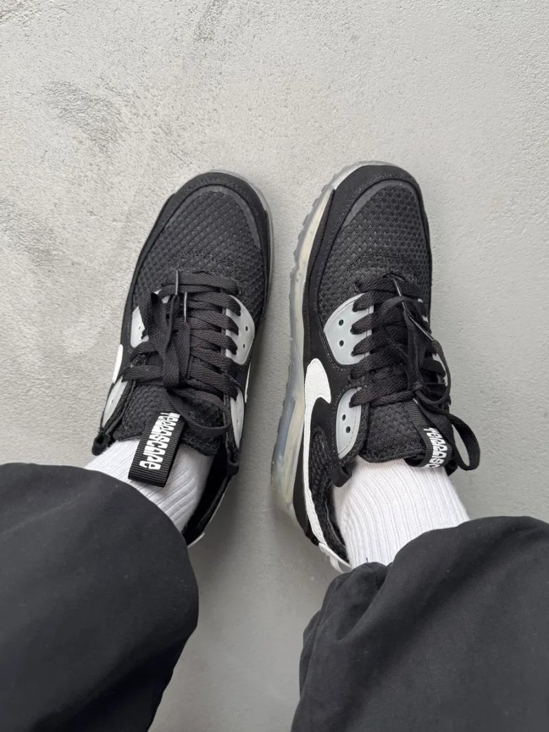 Кросівки Кроссовки Nike Air Max Terrascape 90 Black White Чорний Чёрные Кросовки демісезон — фото 4