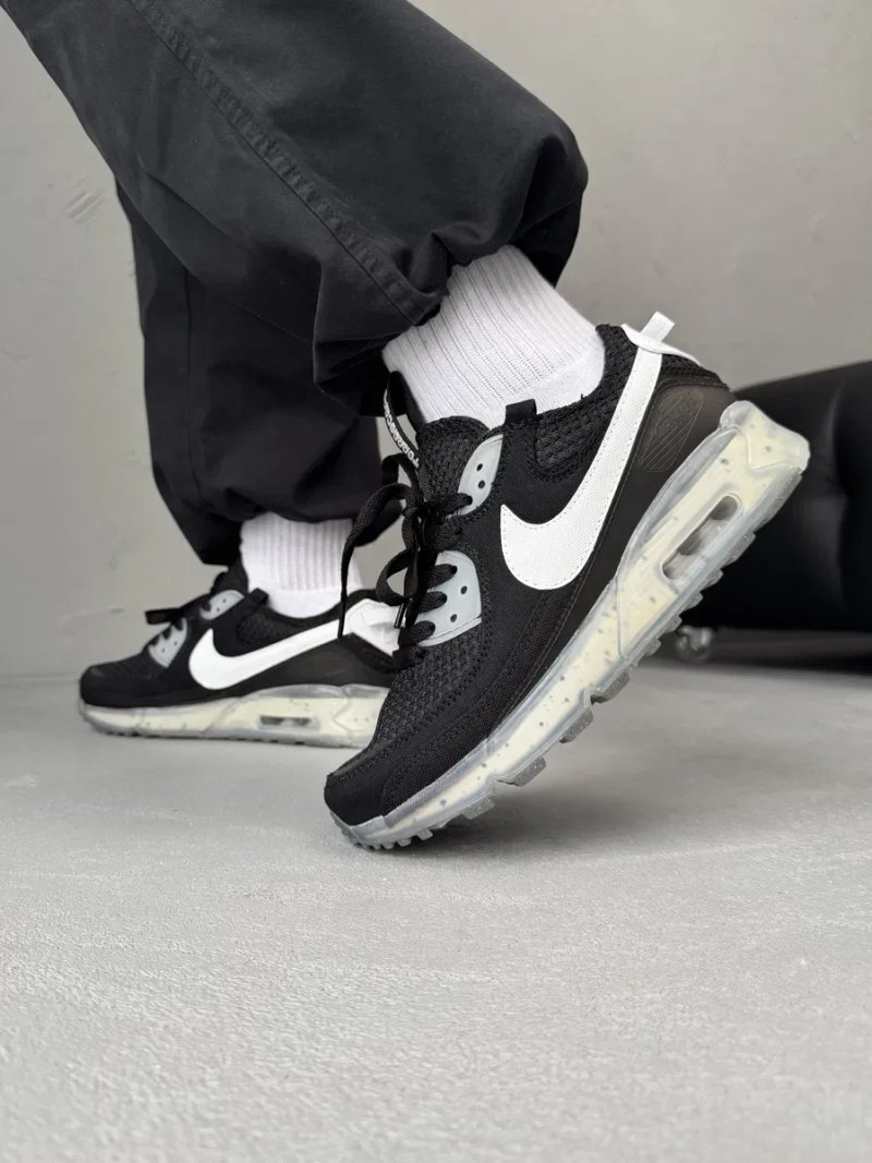 Кросівки Кроссовки Nike Air Max Terrascape 90 Black White Чорний Чёрные Кросовки демісезон — фото 7