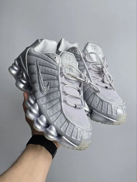 Кросівки Кроссовки Nike Shox Metallic Grey Серый Сірий Кросовки демісезон