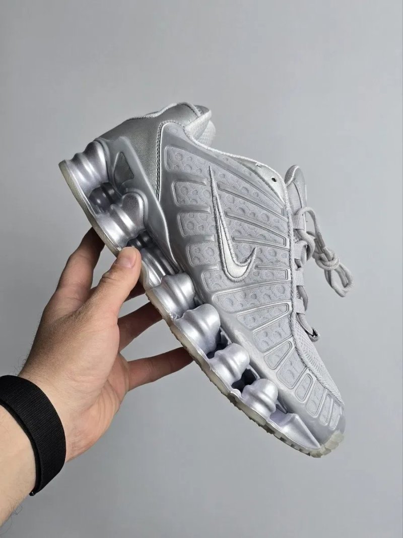 Кросівки Кроссовки Nike Shox Metallic Grey Серый Сірий Кросовки демісезон — фото 7
