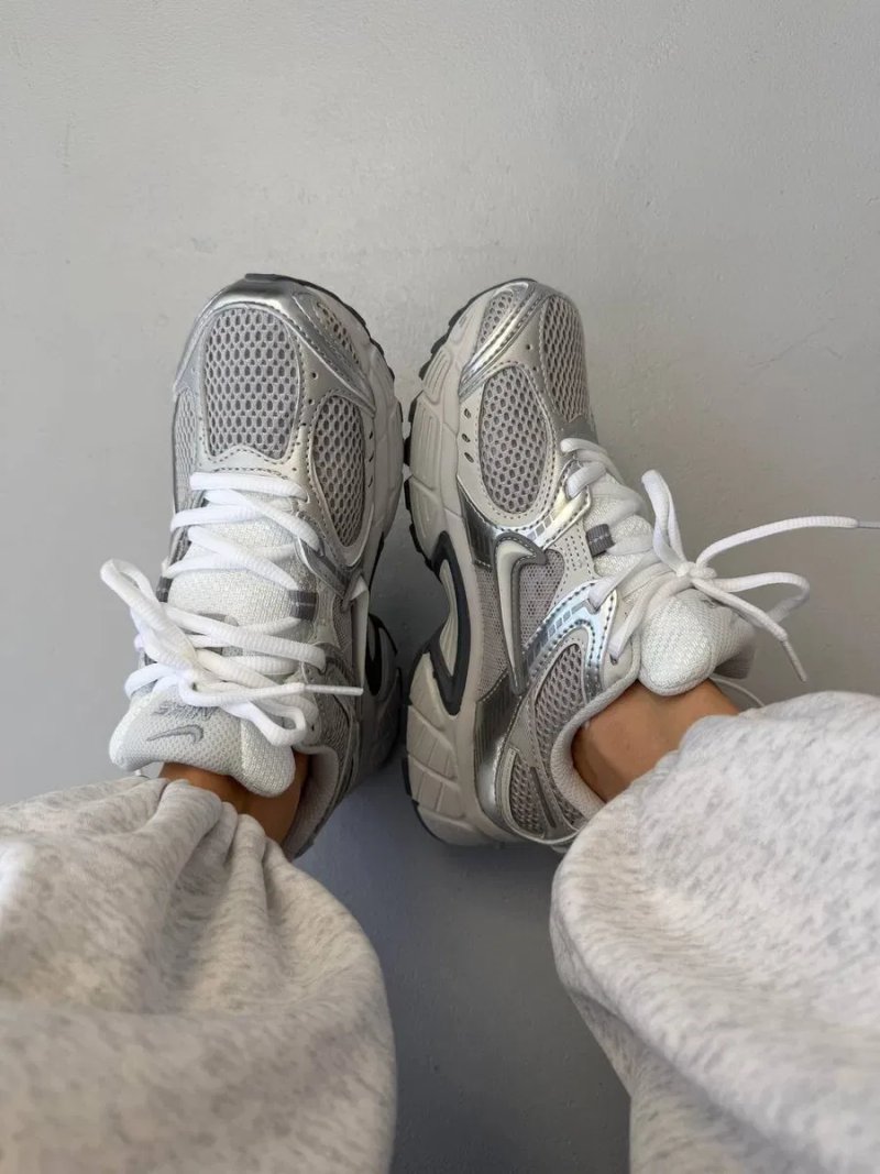 Кросівки Кроссовки NIKE ZOOM V5 RNR Silver White Серебрянный Белый Срібний Білий Кросовки демісезон — фото 7