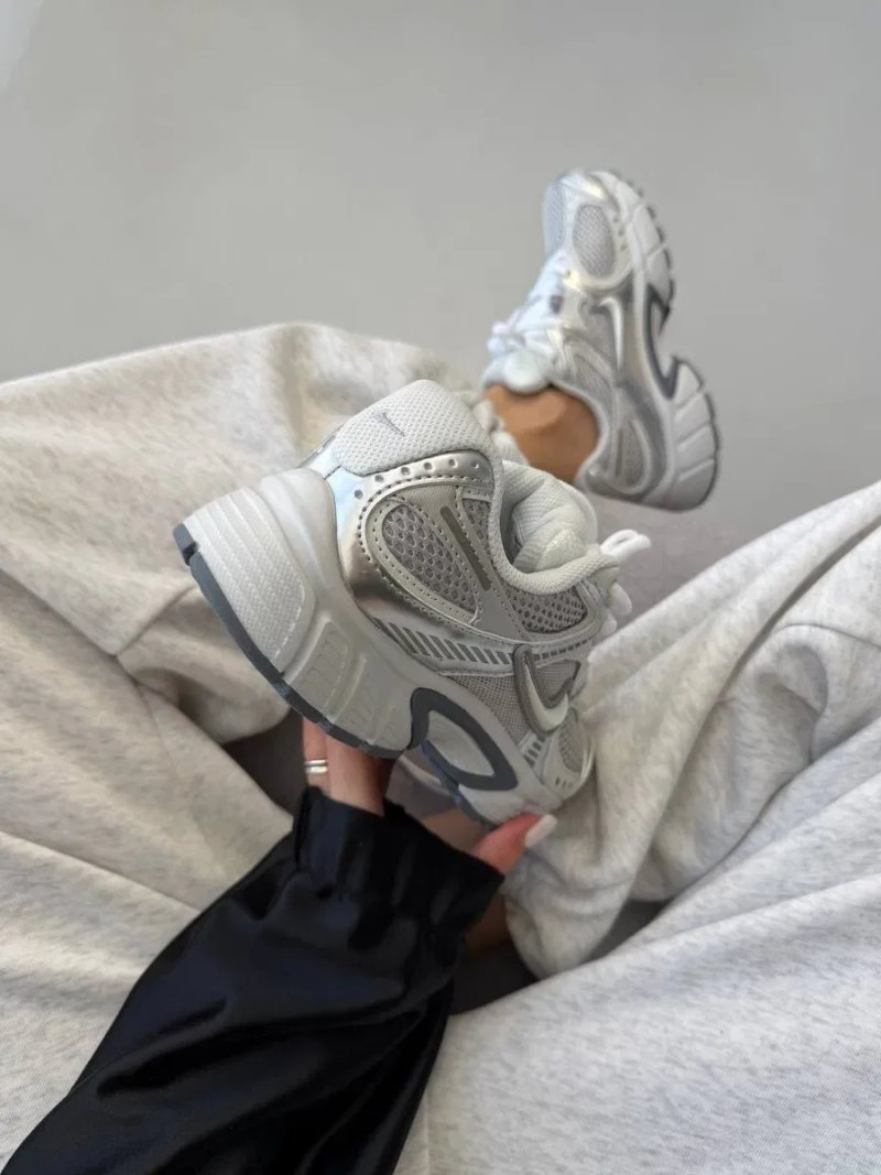 Кросівки Кроссовки NIKE ZOOM V5 RNR Silver White Серебрянный Белый Срібний Білий Кросовки демісезон — фото 8