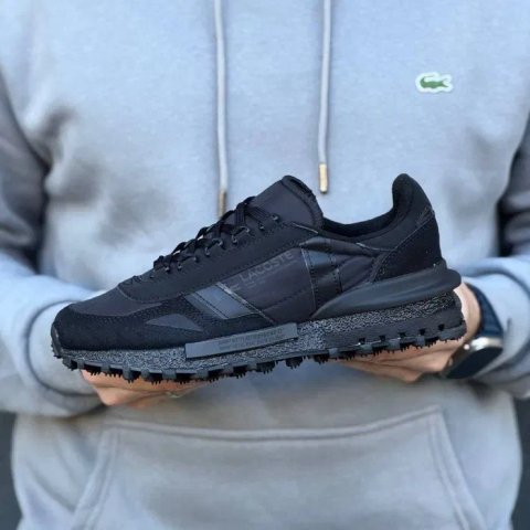 Кросівки Lacoste Elite Active T All Black premium | Кроссовки чоловічі