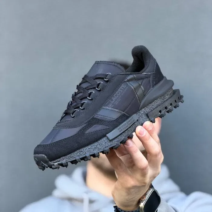 Кросівки Lacoste Elite Active T All Black premium | Кроссовки чоловічі — фото 2