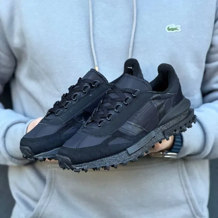 Кросівки Lacoste Elite Active T All Black premium | Кроссовки чоловічі — фото 3