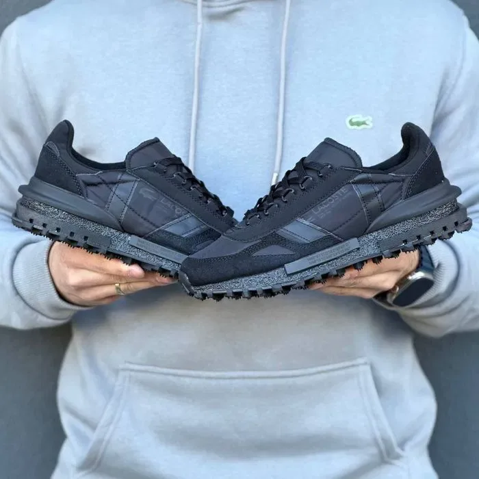Кросівки Lacoste Elite Active T All Black premium | Кроссовки чоловічі — фото 6